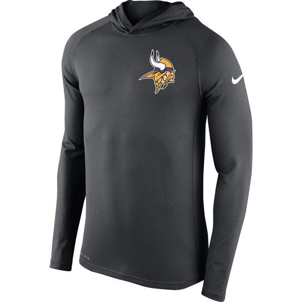 Men's Minnesota Vikings Nike Charcoal Stadium Touch Hooded Performance Long Sleeve T-Shirt,We sell and wholesale Men's Minnesota Vikings Nike Charcoal Stadium Touch Hooded Performance Long Sleeve T-Shirt on line form chian!